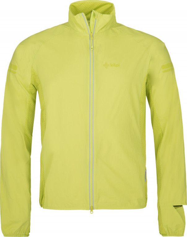Pánská běžecká bunda KILPI Tirano světle zelená Velikost: L