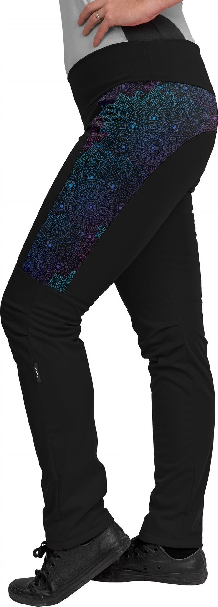 Dámské softshellové kalhoty s UNUO Action černé Velikost: 3XL