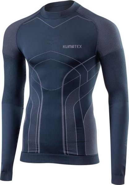 Pánské funkční bezešvé triko KLIMATEX Boreto černé Velikost: XL/2XL