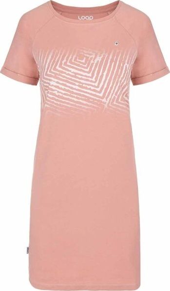 Dámské šaty LOAP Bakrasa růžové Velikost: S