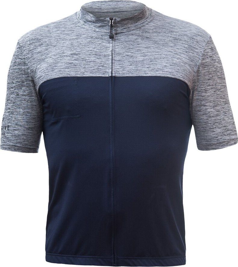 Pánský cyklistický dres SENSOR Cyklo Motion deep blue/šedá Velikost: L, Barva: šedá
