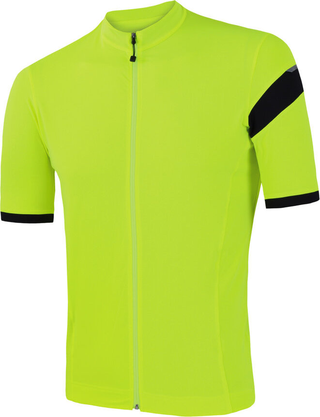 Pánský cyklistický dres SENSOR Cyklo Coolmax Classic neon yellow Velikost: XL, Barva: žlutá