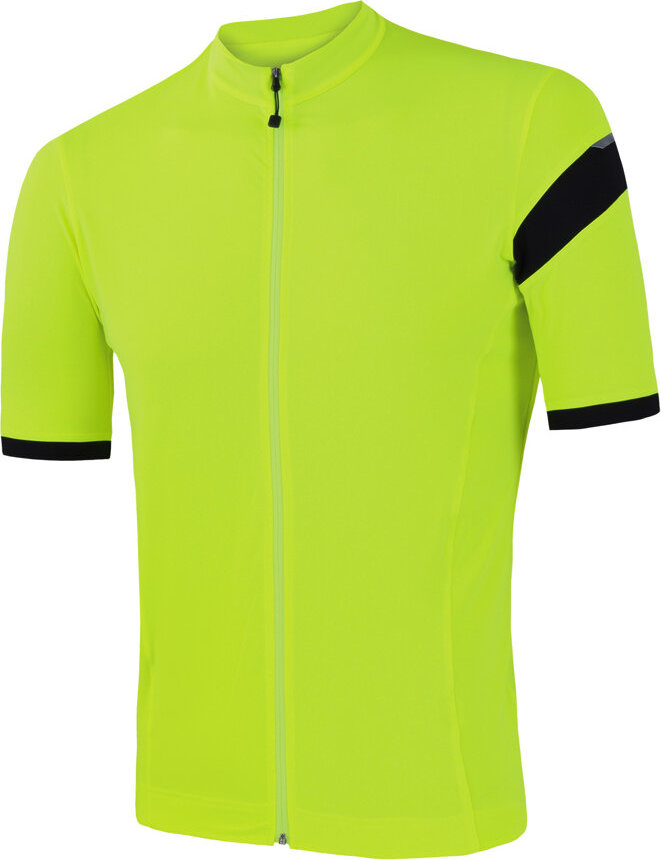 Pánský cyklistický dres SENSOR Cyklo Coolmax Classic neon yellow Velikost: S, Barva: žlutá