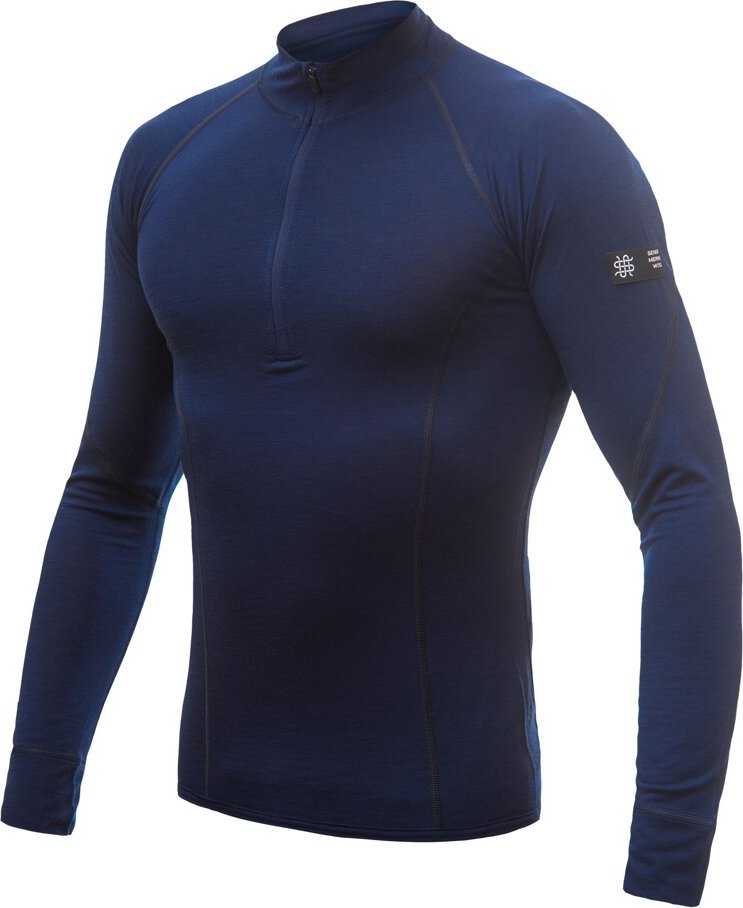 Pánské termo triko SENSOR Merino Active deep blue Velikost: XL, Barva: Modrá