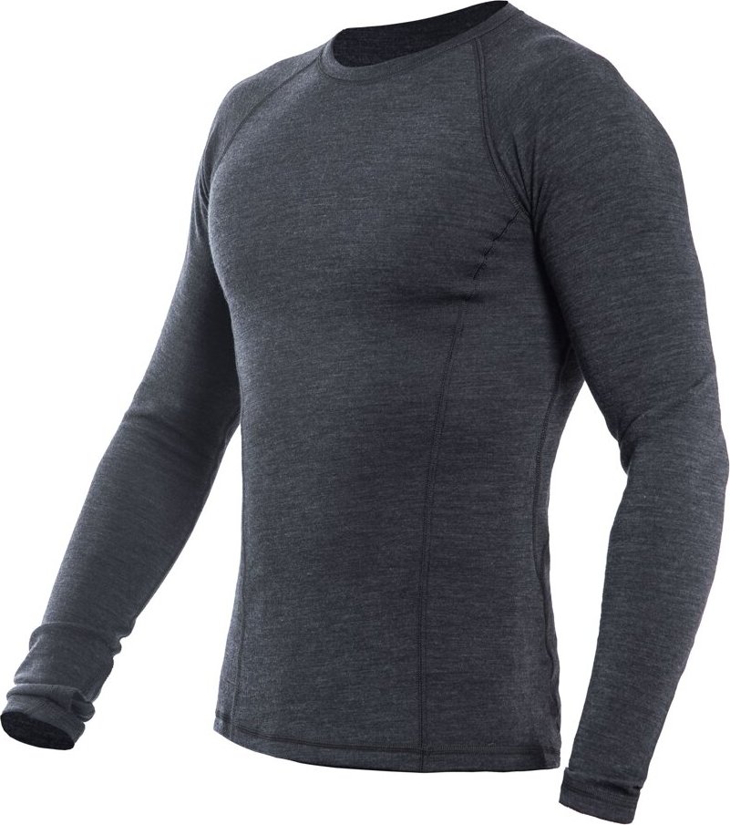 Pánské termo triko SENSOR Merino Bold anthracite gray Barva: šedá, Velikost: XXXL