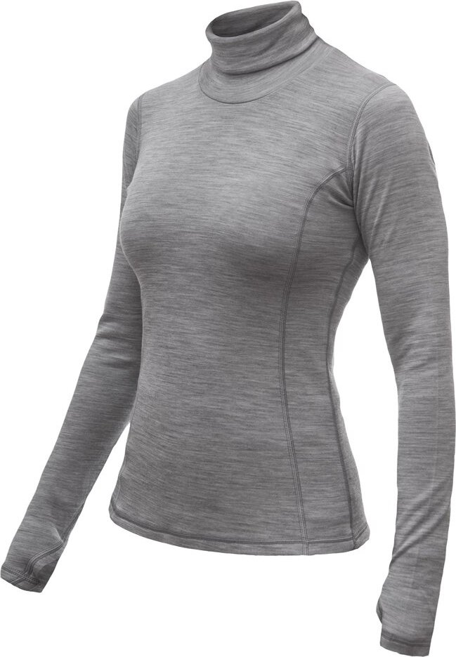 Dámské termo triko SENSOR Merino Bold roll neck cool gray Barva: šedá, Velikost: M