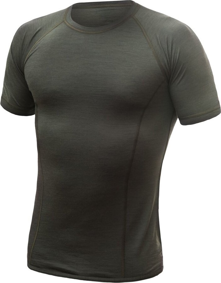 Pánské termo triko SENSOR Merino Air olive green Velikost: L, Barva: Zelená