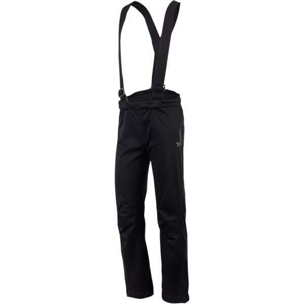 Dětské odlehčené softshellové kalhoty KLIMATEX Agnete černá Velikost: 134