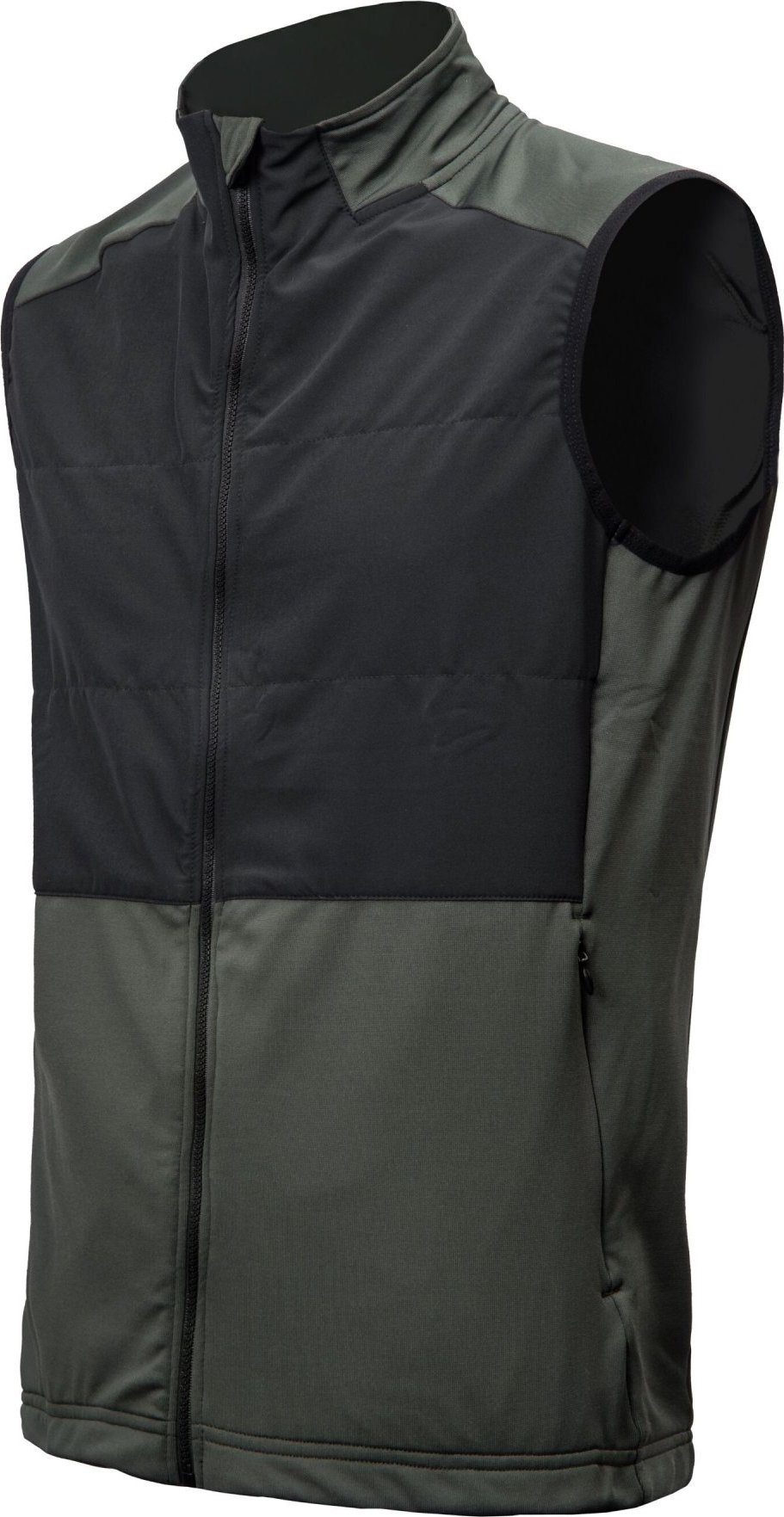 Pánská vesta SENSOR Coolmax Thermo olive green/černá Barva: černá, Velikost: XXL