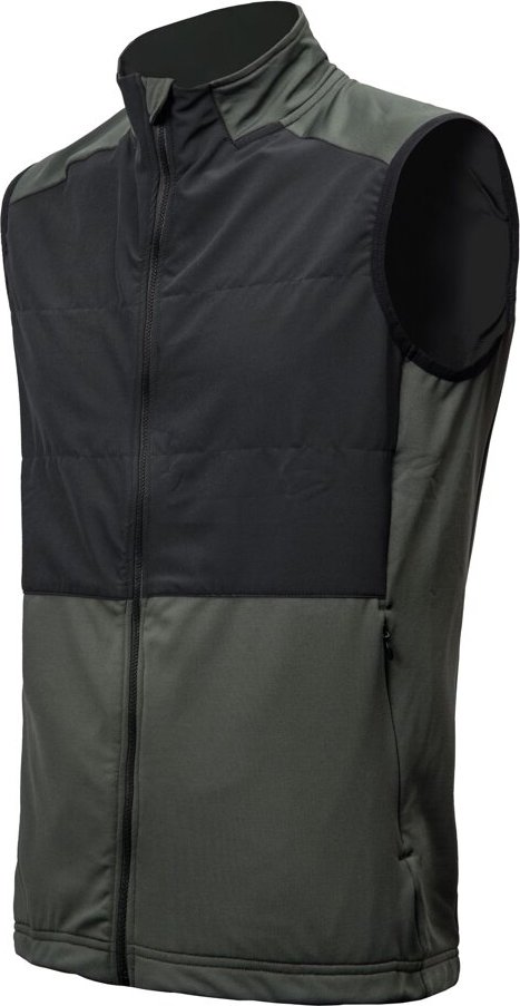 Pánská vesta SENSOR Coolmax Thermo olive green/černá Barva: černá, Velikost: XXL