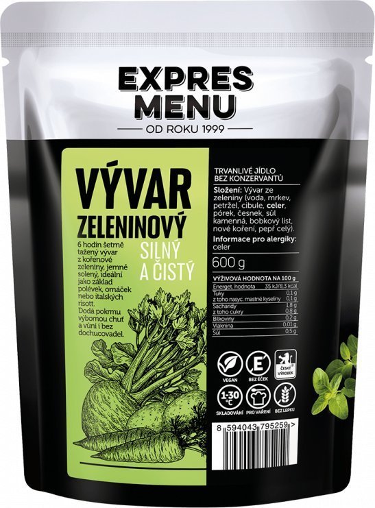 Zeleninový vývar EXPRES MENU (2 porce)