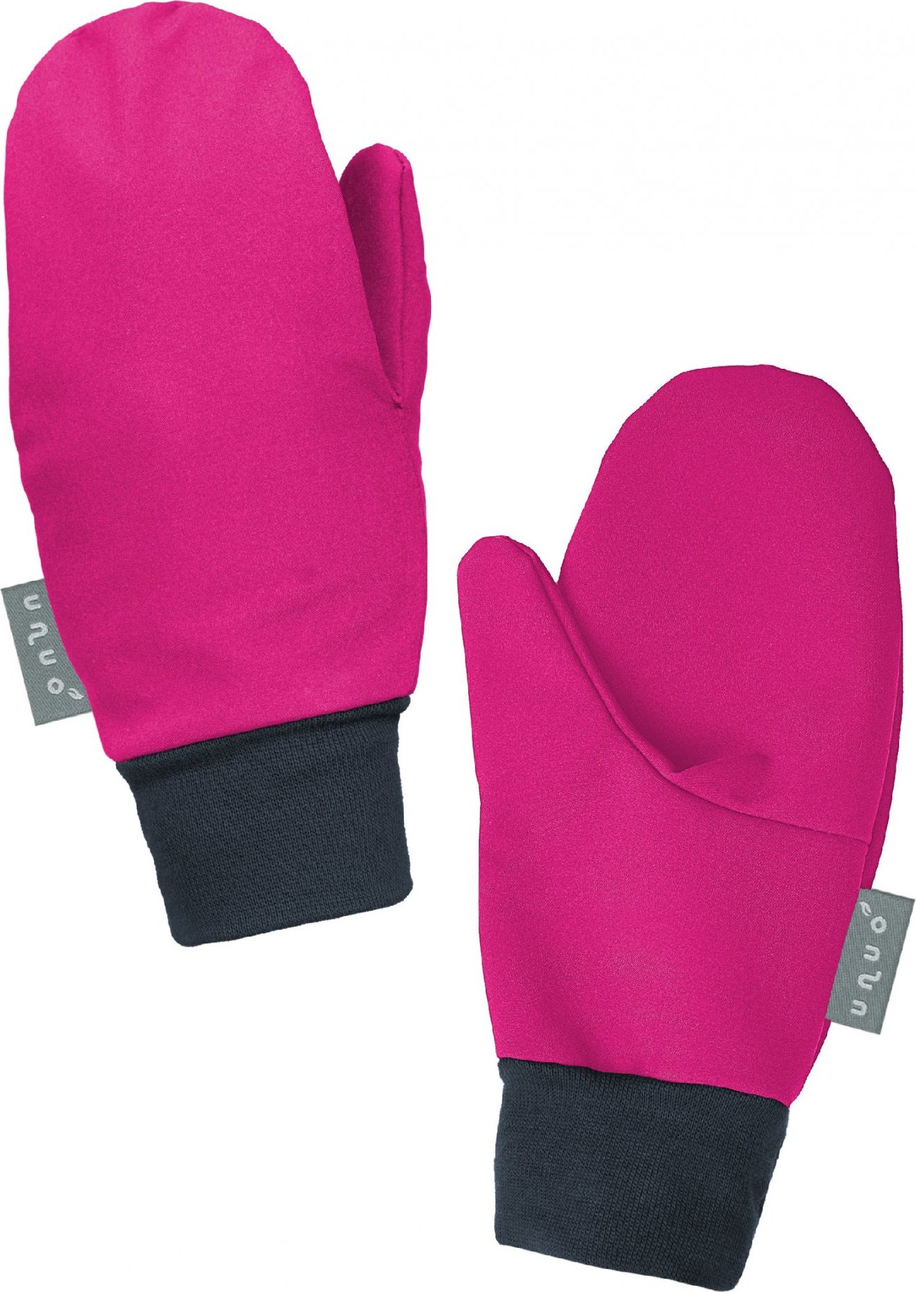 Dětské softshellové rukavice UNUO Tap s fleecem, Fuchsiová Velikost: L