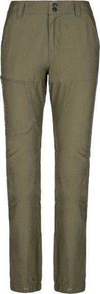 Dámské outdoorové kalhoty KILPI Jasper hnědé Velikost: 36 Short