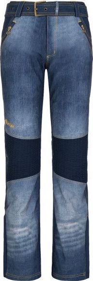 Dámské lyžařské kalhoty KILPI Jeanso modré Velikost: 36 Short