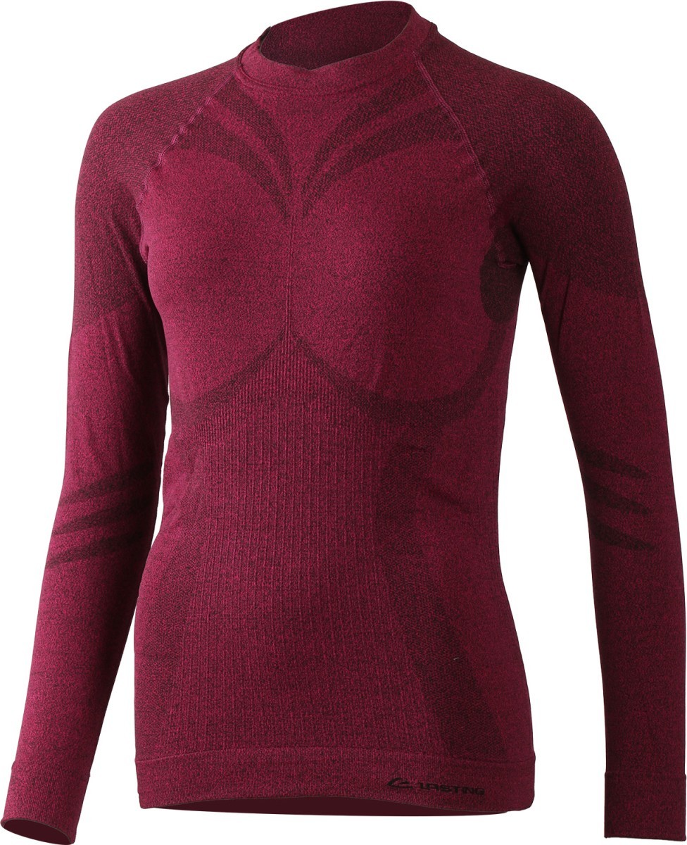Dámské funkční triko LASTING Atala vínová Velikost: L/XL
