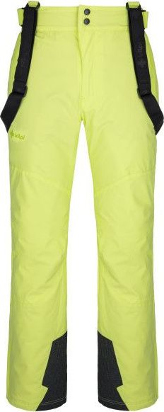Pánské lyžařské kalhoty KILPI Mimas světle zelené Velikost: XL Short