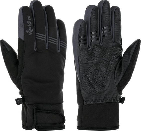 Zateplené rukavice na běžky KILPI Cinqo černé Velikost: XL