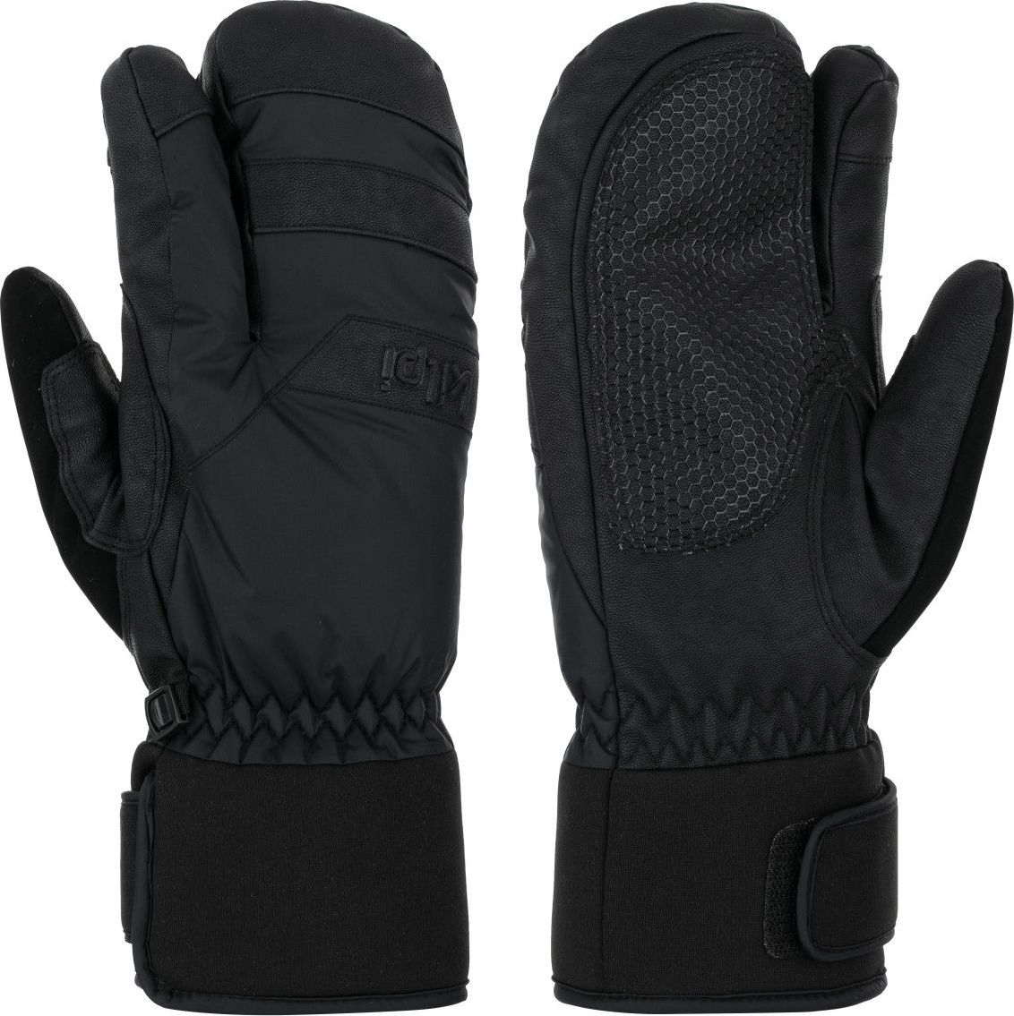 Unisex lyžařské rukavice KILPI Trino černé Velikost: XL