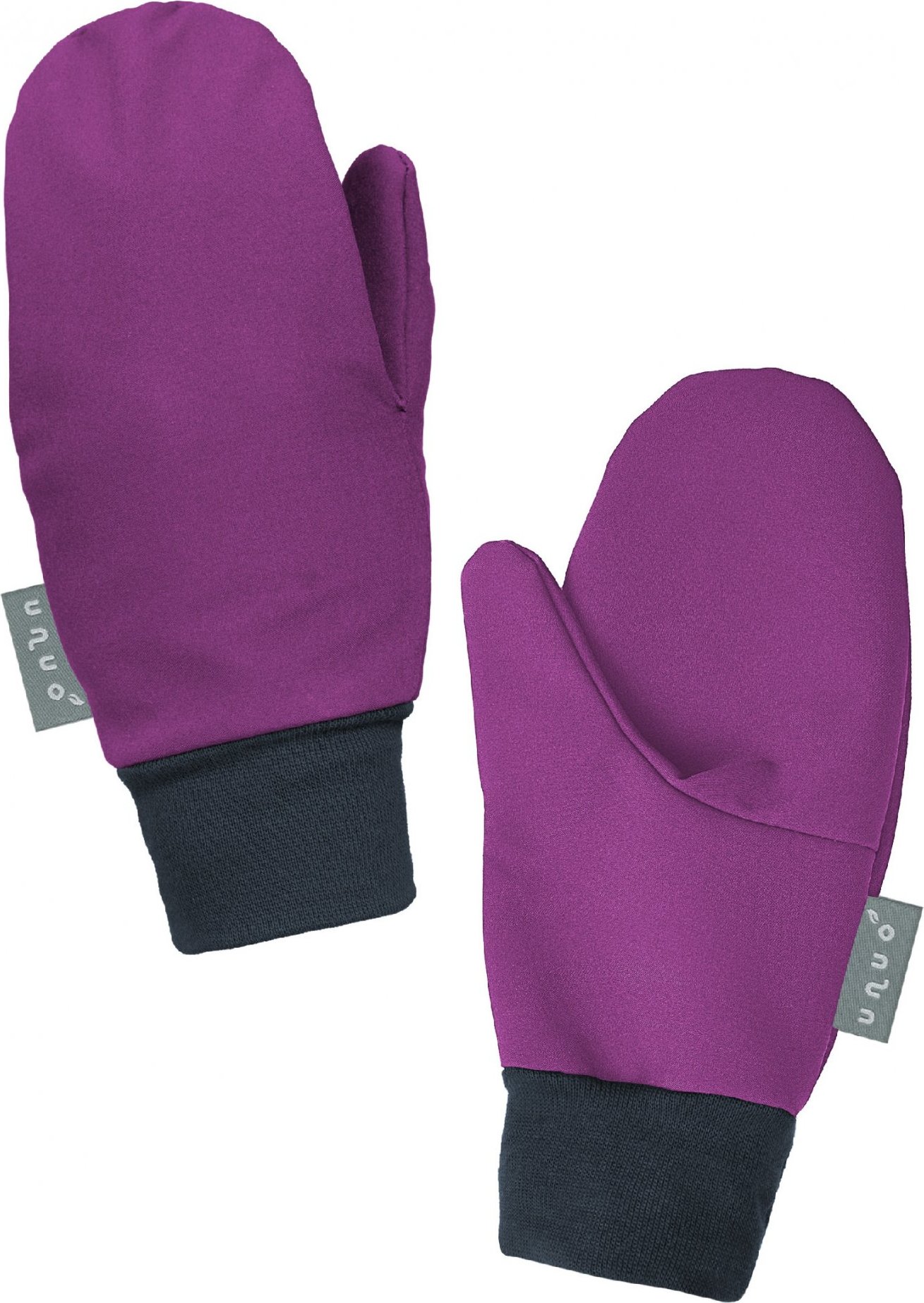 Dětské softshellové rukavice UNUO Tap s fleecem, Ostružinová Velikost: M