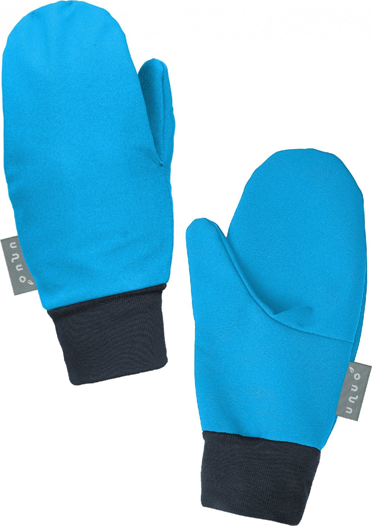 Dětské softshellové rukavice UNUO Tap s fleecem, Tyrkysová Velikost: S