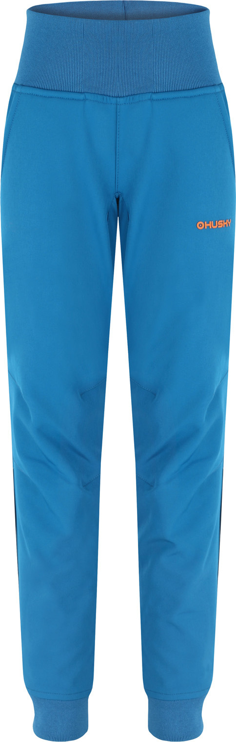 Dětské softshellové kalhoty HUSKY Kanto K blue Velikost: 140-146