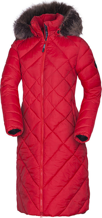 Dámská prošívaná bunda NORTHFINDER Gina červená Velikost: XL