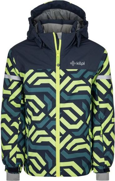 Chlapecká lyžařská bunda KILPI Ateni zelená Velikost: 98