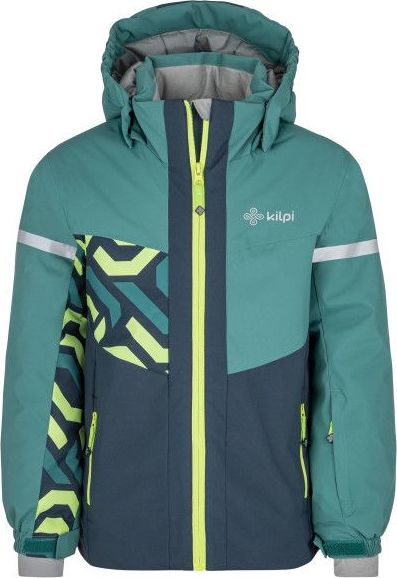 Chlapecká lyžařská bunda KILPI Ateni zelená Velikost: 86
