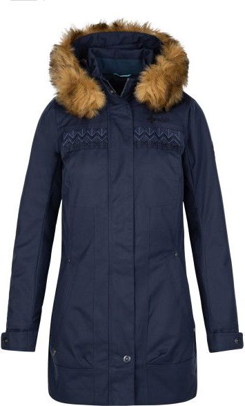 Dámský zimní kabát KILPI Peru tmavě modrý Velikost: 36