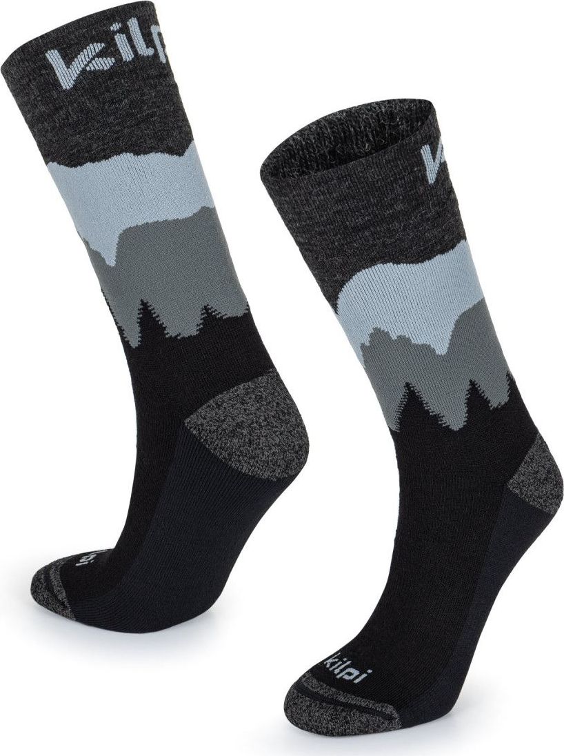 Unisex merino ponožky KILPI Nors černé Velikost: 35