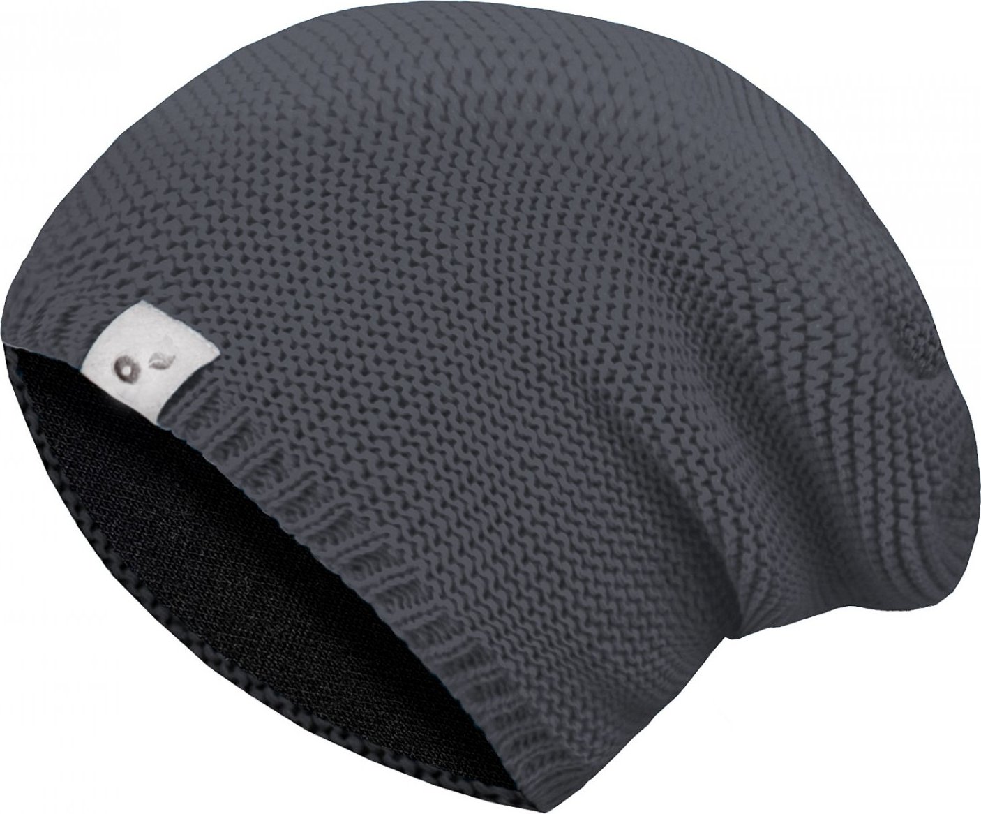 Dětská pletená čepice UNUO Warm, Šedá Velikost: S (45 - 48 cm)