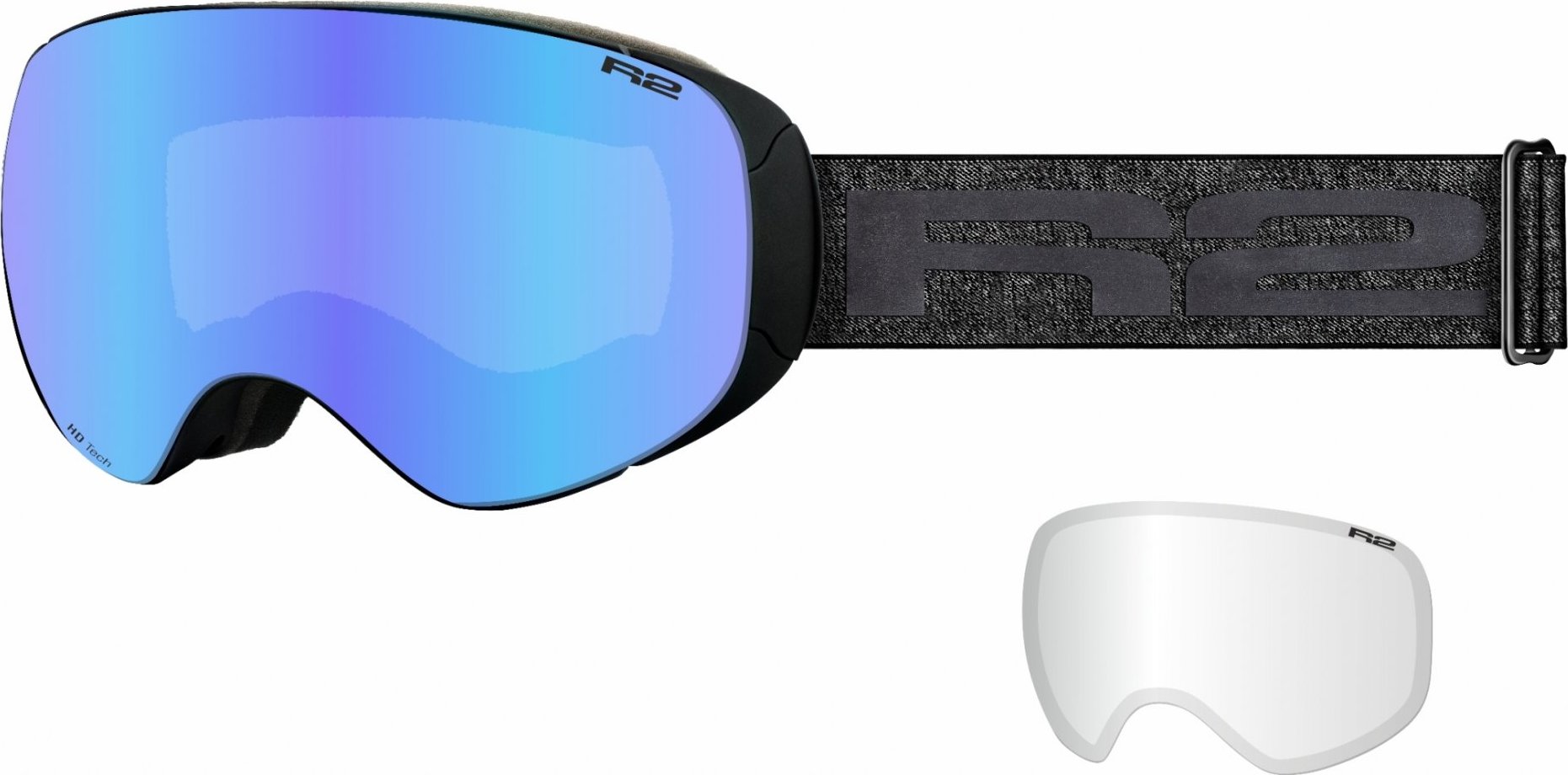 Unisex lyžařské brýle R2 Powder černé