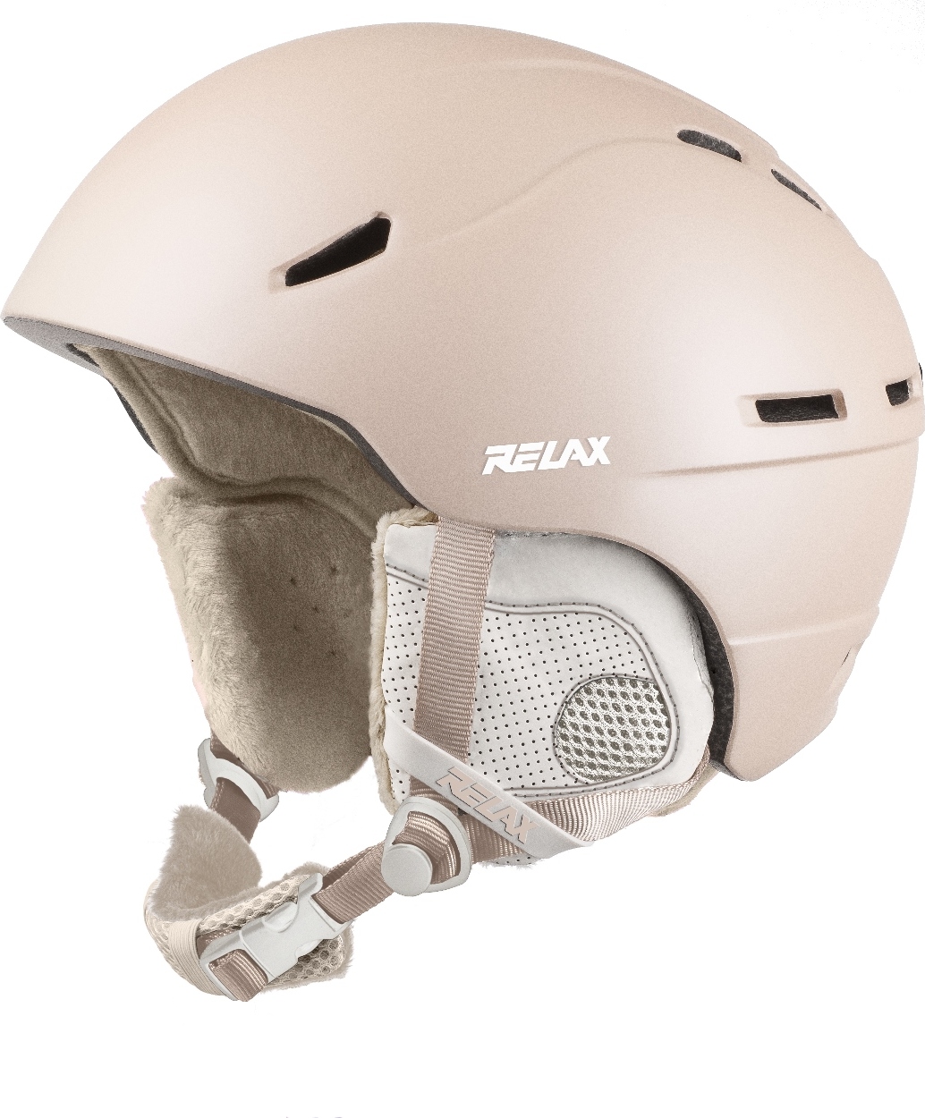 Unisex lyžařská helma RELAX Patrol béžová Velikost: M