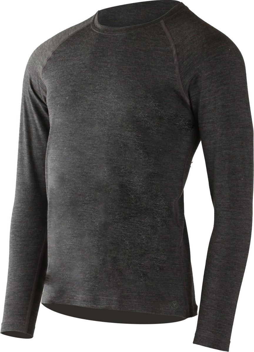 Pánské merino triko LASTING Atar šedé Velikost: XXXL