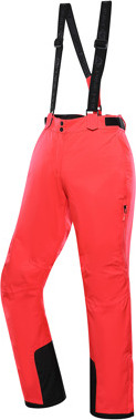 Dámské lyžařské kalhoty ALPINE PRO Lermona růžové Velikost: XL