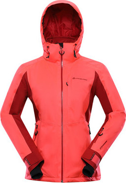 Dámská lyžařská bunda ALPINE PRO Gaesa růžová Velikost: XS