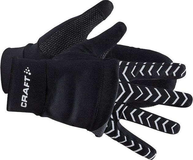 Reflexní rukavice CRAFT Adv Lumen Hybrid černá Velikost: XS