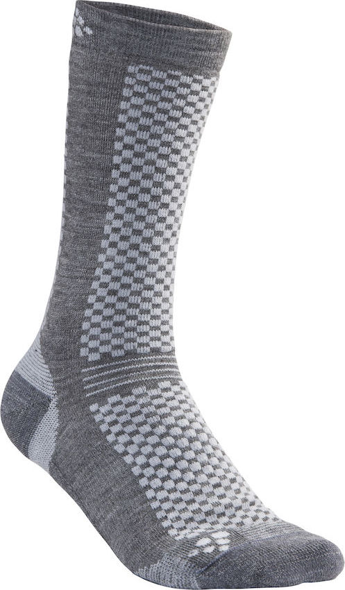 Set ponožek CRAFT Warm 2-pack šedá Velikost: 34-36