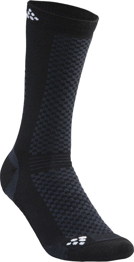 Set ponožek CRAFT Warm 2-pack černá Velikost: 43-45