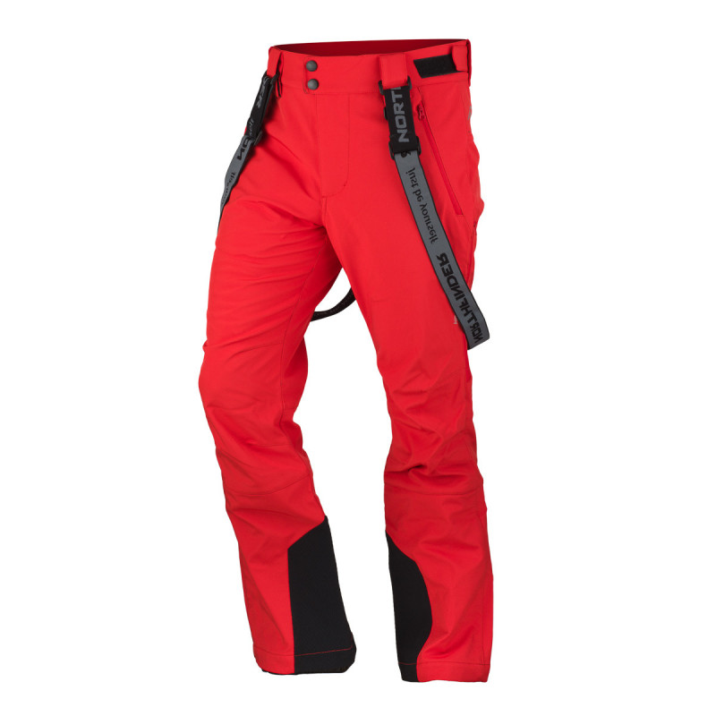 Pánské lyžařské kalhoty NORTHFINDER Bradley červené Velikost: XL