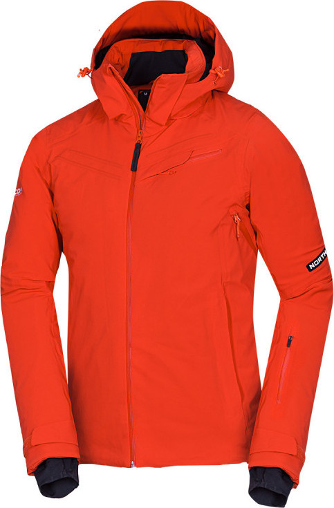 Pánská lyžařská bunda NORTHFINDER Sebastian červená Velikost: XL