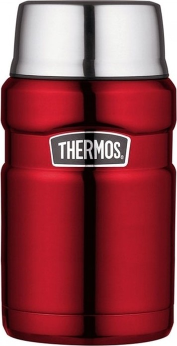 Termoska na jídlo THERMOS Style se šálkem - červená 710 ml