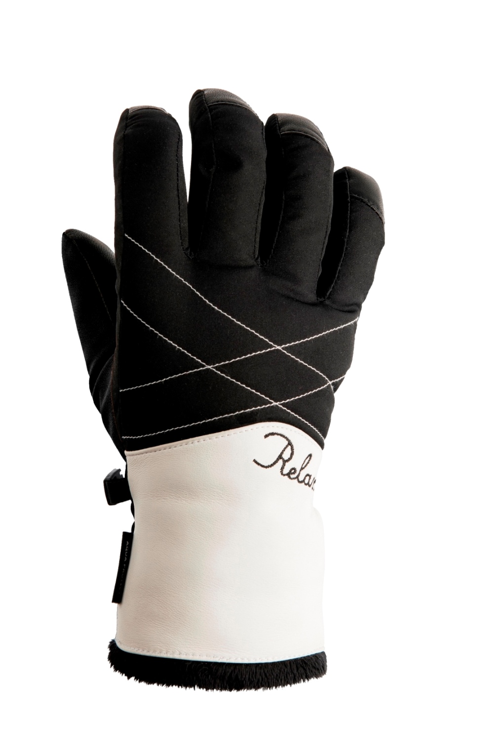 Dámské lyžařské rukavice RELAX Tarja černé Velikost: M