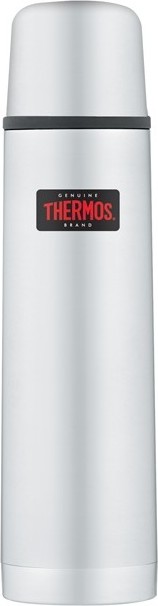 Termoska THERMOS Mountain s tlačítkovým uzávěrem a šálkem - nerez 1000 ml