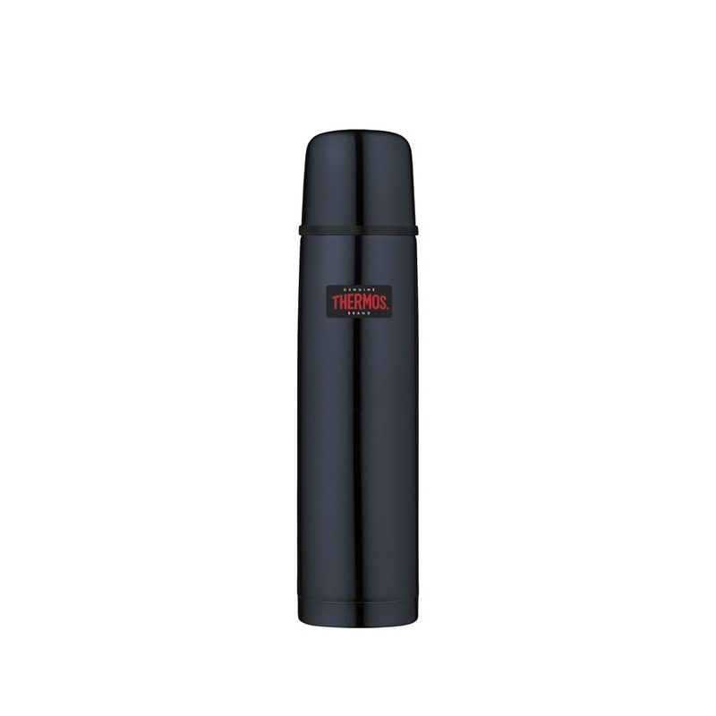 Termoska THERMOS Mountain s tlačítkovým uzávěrem a šálkem - tmavě modrá 750 ml