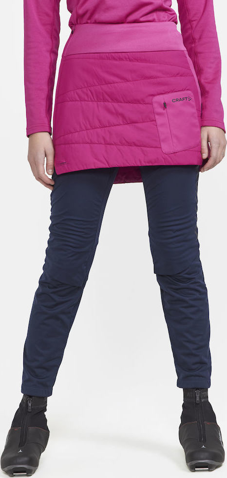 Dámská zateplená sukně CRAFT Core Nordic Training Insulate růžová Velikost: M