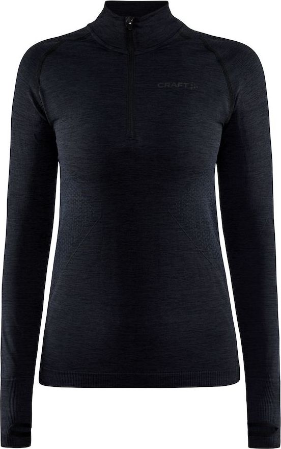 Dámské termo triko CRAFT Core Dry Active Comfort Zip černá Velikost: XL