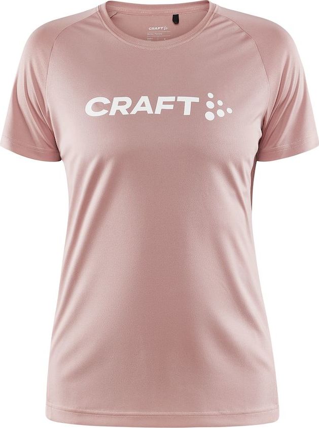Dámské funkční triko CRAFT Core Essence Logo růžová Velikost: XS