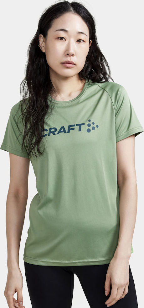 Dámské funkční triko CRAFT Core Essence Logo světle zelená Velikost: L