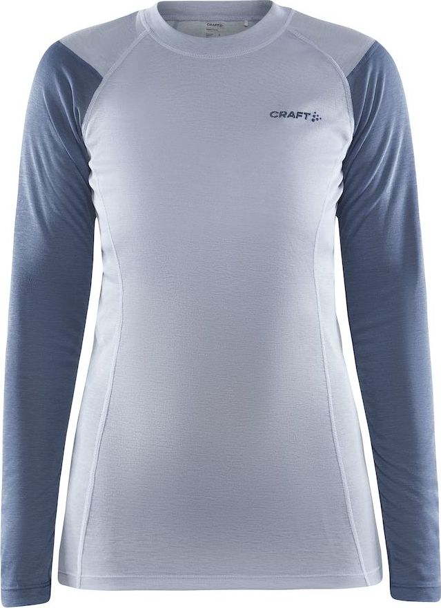 Dámské termo triko CRAFT Core Warm Baselayer Ls modrá Velikost: XL